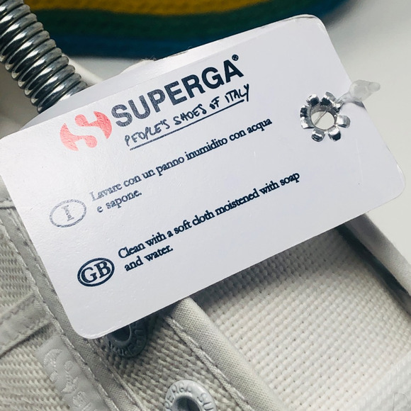 NEW‎ Superga Unisex Fantasia Rainbow Sneakers White Platfrom 37 W 6.5 M 5 5 - Picture 3 of 12